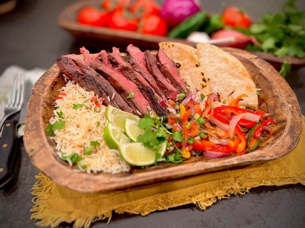 Fajita Bowl with Avocado Crema