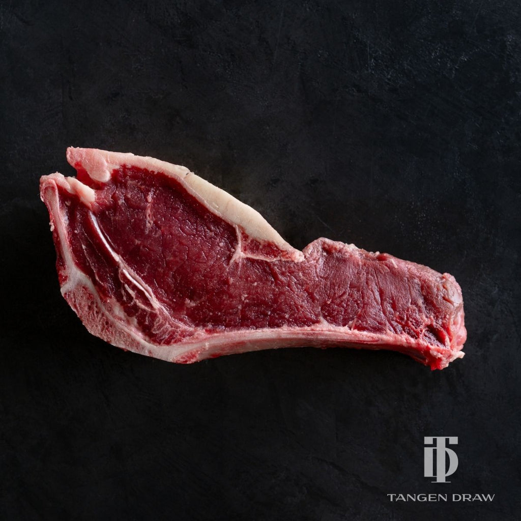 Bison Bone-In New York Steak, Dry Aged