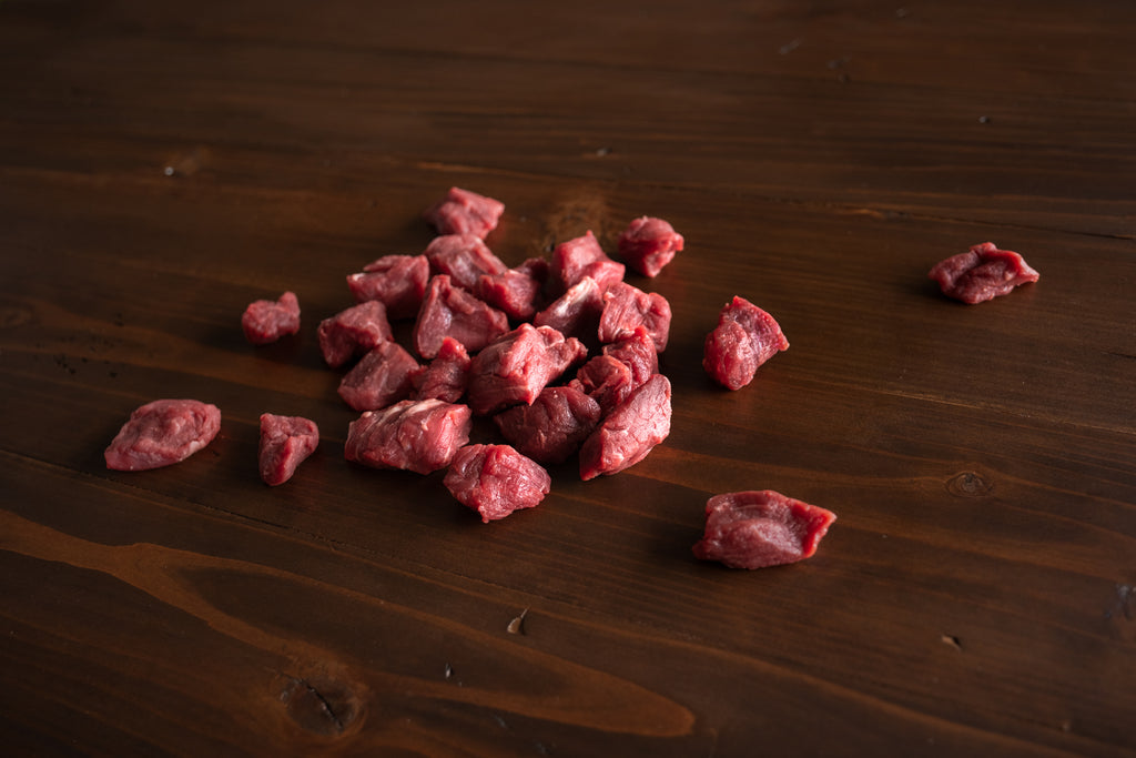 Bison Steak Ends, Dry Aged