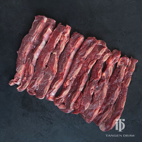 Dry Aged Bison Korean Flanken Short Ribs