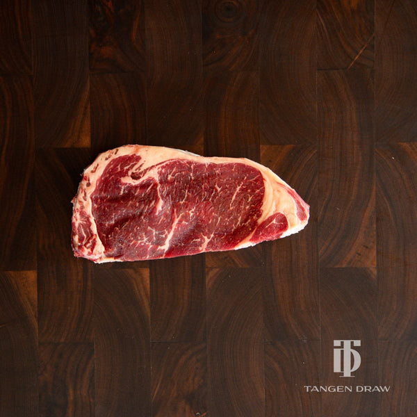 Beef New York Strip Steak, Dry Aged